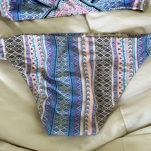 Xhilaration Blue Bikini bathing shirt size XS - Picture 4 of 6